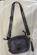 NWT Bearpaw Crossbody Purse Bag Grey MSRP 88