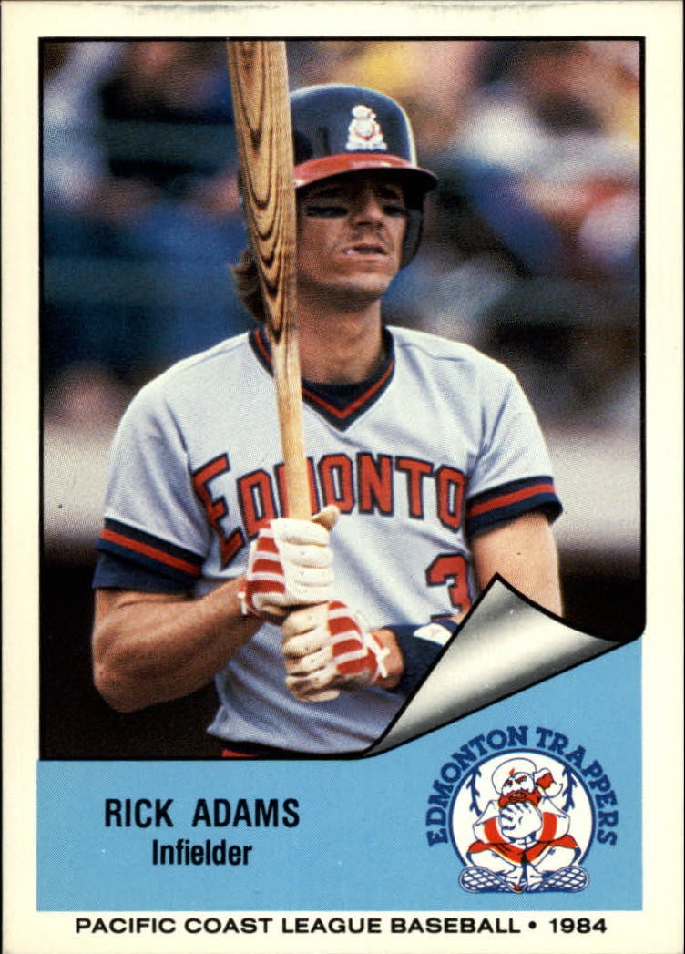 1984 Edmonton Trappers Cramer #104 Rick Adams - BB
