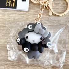 Sanrio Hello Kitty Myakumyaku Keychain Osaka Kansai Expo 2025 Limited Black