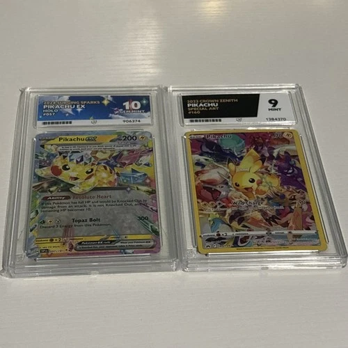 Pokemon ACE 10 Pikachu ex Holo Full Art 057/191 & ACE 9 PIKACHU 160/159