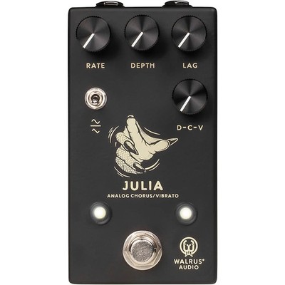 Walrus Audio Minimal Series Julia Analog Chorus/Vibrato V2 Pedal - Black