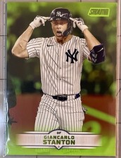 2025 Stadium Club #104 Giancarlo Stanton Lime Green Foil