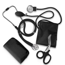 ASA TECHMED Nurse EMT Starter Pack Stethoscope, Blood Pressure Monitor and Tr...