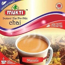 Mukti Instant Tea Pre-Mix Chai Masala Unsweetened Pack of 5x140g