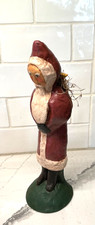 Primitive Vintage Praying Santa 11 1/2" Tall Mint Condition. 818