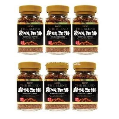 (6 BOTTLES) NEW UCC SUMIYAKI INSTANT COFFEE - UCC THE BLEND (90g)