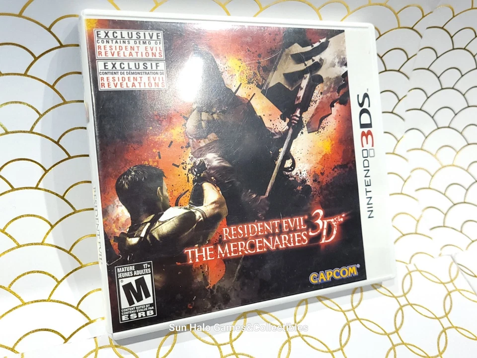 Resident Evil: The Mercenaries 3D (Nintendo 3DS, 2011) CIB Complete - TESTED - Image 4 of 4