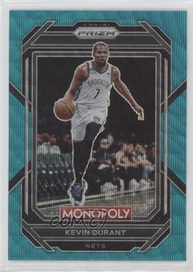 2022-23 Panini Prizm Monopoly Teal Wave Prizm Kevin Durant #7