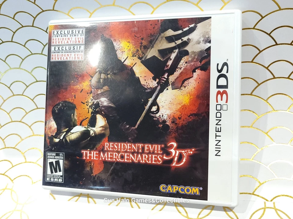 Resident Evil: The Mercenaries 3D (Nintendo 3DS, 2011) CIB Complete - TESTED - Image 3 of 4
