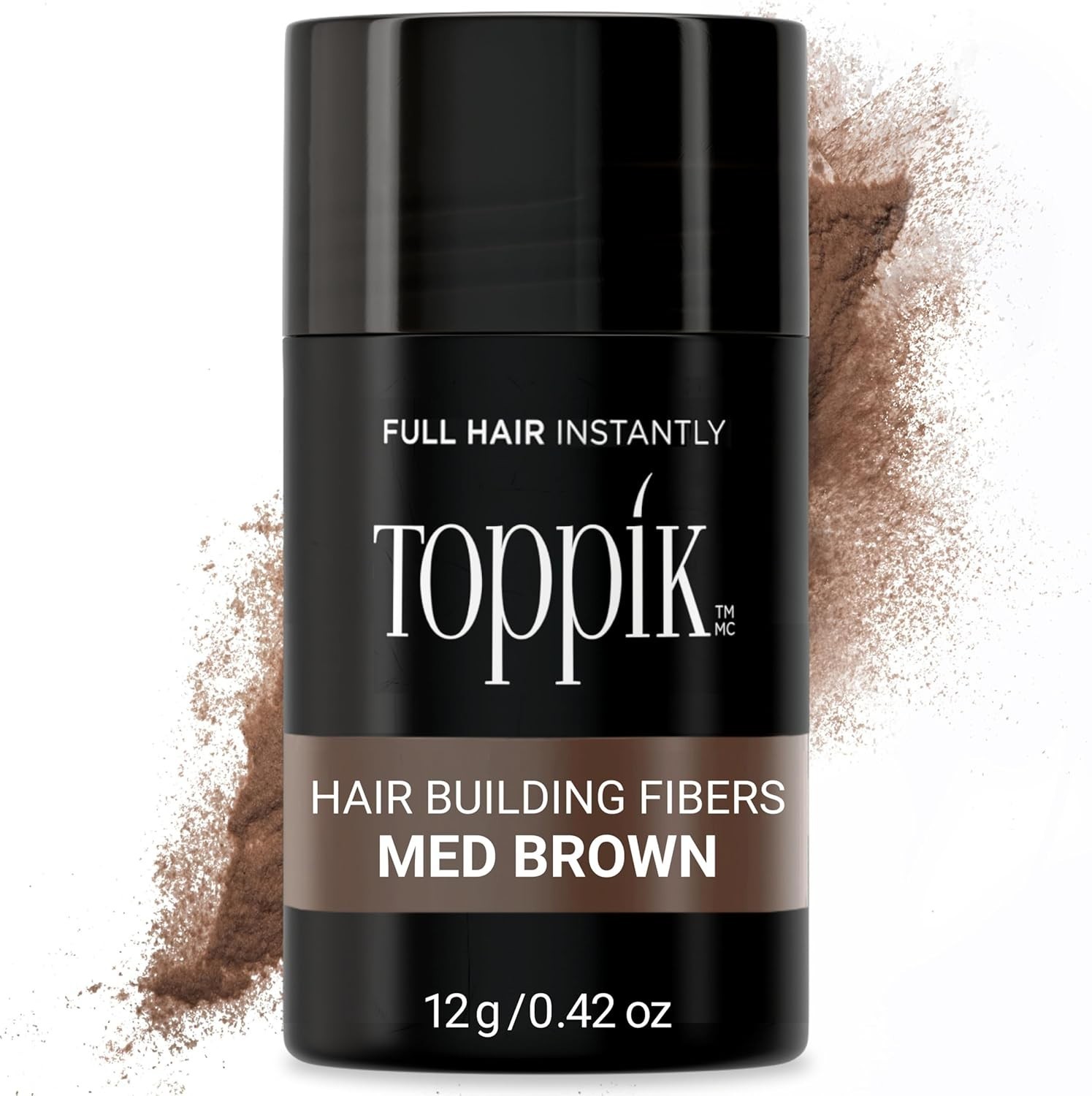 Toppik Hair Building Fibers - # Medium Brown 12G/0.42Oz - Image 2