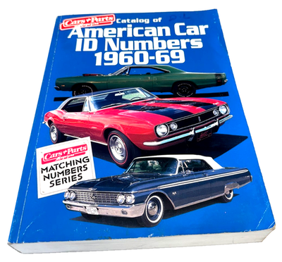 洋書 1960-85 Technical Data for Old Cars Cars & Parts American Car ID Numbers 1960-69 VIN Guide Book