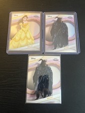 Topps Chrome Disney Beauty and the Beast 2023 Refractor Lot Belle Beast