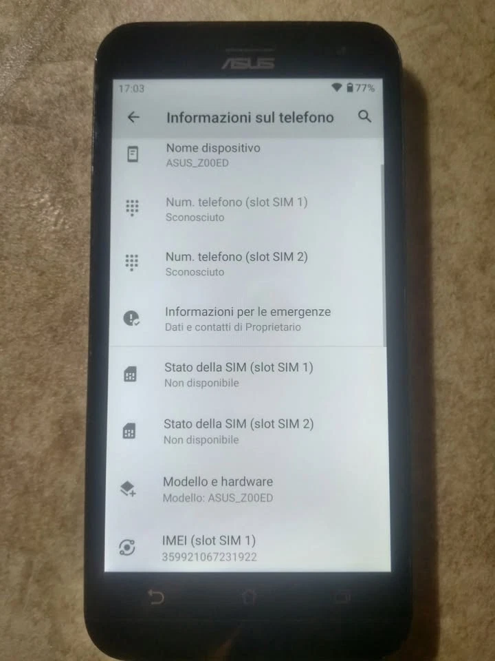 Asus Zenfone 2 Laser con Android 10 - Dual sim - Immagine 2 di 4
