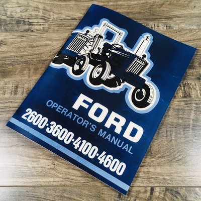#ad #ad Ford 2600 3600 4100 4600 Tractor Operators Owners Manual Maintenance 1975 1981 $15.00
