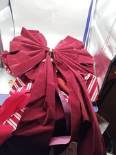 New Christmas Bows Large NWT Set Of 5