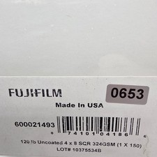 Fujifilm 120 lb Uncoated 4 x 8 Square Photo Paper 150 Sheets 2 pack 