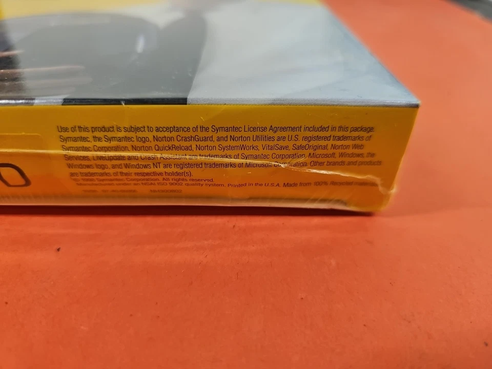 Vintage Symantec Norton Crash Guard 4.0 Windows 95 CD Box NEW SEALED. J4 - Image 3 of 4