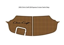 2001 Chris Craft 328 Express Cruiser Swim Platform Pad Boat EVA Foam Teak Floor