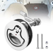 Marine Grade Stainless Steel Floor Buckle Hatch Latch Flush Turning Lift Handle