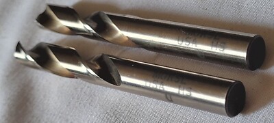 Letter U Screw Machine Drill Bits Straight Shank HSS RH Cut UNION TWIST Lot of 2