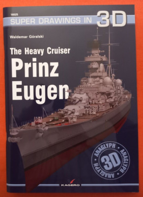 Kagero Super Drawings in 3D 16025 25, The Heavy Cruiser PRINZ EUGEN