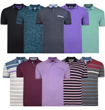 Mens KAM BIG Fashion Polo Shirt Short Sleeve Casual Cotton Summer 2-8XL