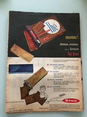 Publicité Presse Originale 1964, Petit Brun Extra, Biscuits Brun, Pub Vintage