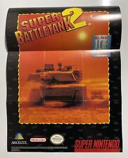 Super Battletank 2 (Super Nintendo, 1994) SNES  Rare Poster Only