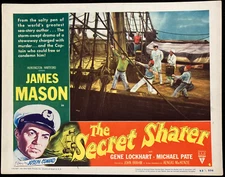 SECRET SHARER Movie Lobby Card Poster James Mason Joseph Conrad Sea Ship Drama