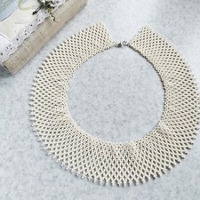 Rbg beaded necklace collar Seed bead necklace Ruth Bader Ginsburg Halloween