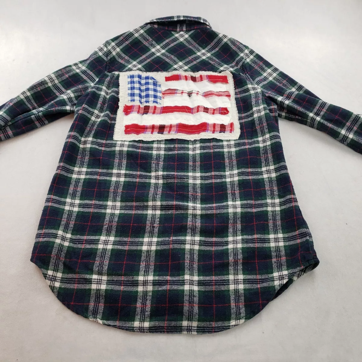 American flag flannel clearance shirt