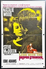Love with the Proper Stranger (1964) 1SH Movie Poster – Fine **Natalie Wood**