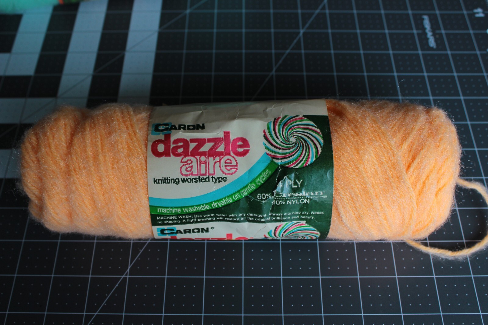 Caron DAZZLEAIRE Yarn 1 Skein of PEACH 22630, 3 oz. eBay