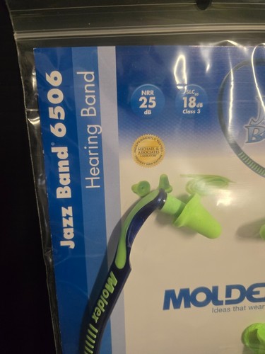 Case of 6 Boxes of Moldex Jazz Band 6506 NRR 25 Hearing Protectors (60 Bands) - Picture 7 of 14