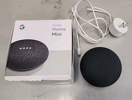 Google Home Mini Smart Speaker Model H0A Charcoal Gray