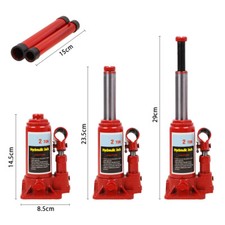 2-32 Ton Heavy Duty Truck Caravan Car Van Boat Hydraulic Lifting Ram Bottle Jack