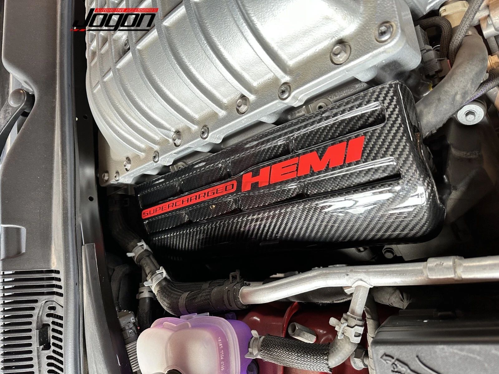 Real Carbon For Dodge Charger Challenger SRT Hellcat Demon Engine Bay Side Cover - Picture 3 of 23