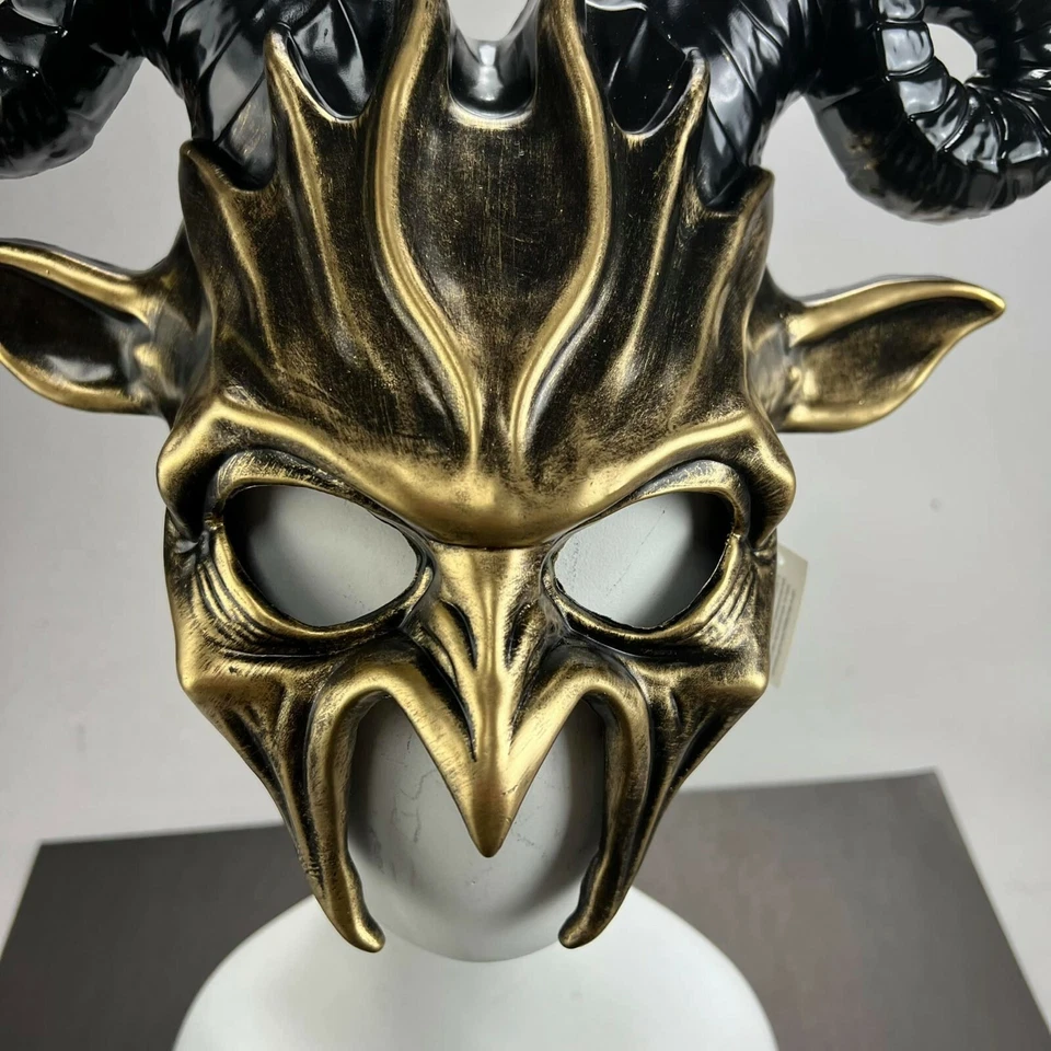 Demon Ram God Ancient Greek Beast Satan Spirit Men Ball Party Masquerade mask - Image 3 of 4