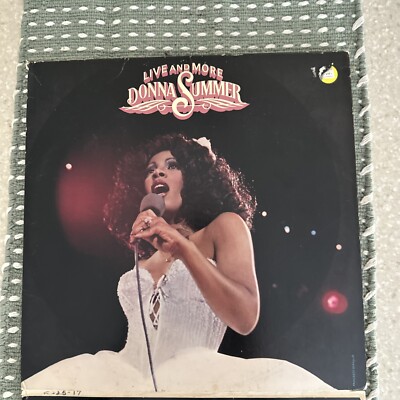 DONNA SUMMER-LIVE AND MORE ALBUM COVER ONLY | eBay