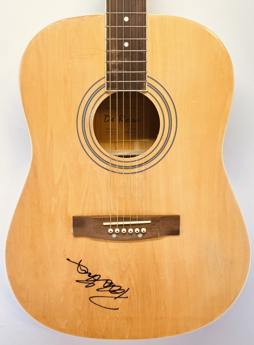PETER FRAMPTON Signed Autograph Acoustic Guitar JSA Signed on Body