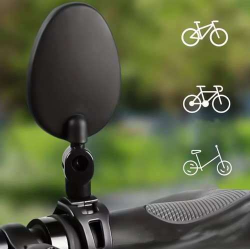 Bike Rear View Mirror Road Bicycle Handlebar Rearview Mirror 1xPCS 360° Flexible - Picture 4 of 12