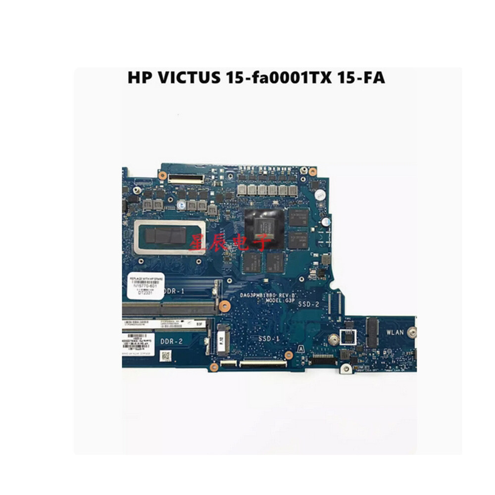 For HP VICTUS 15-FA Laptop Motherboard N15770-601 For HP VICTUS 15-FA Laptop Motherboard N15770-601