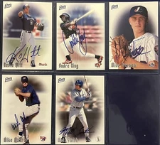 (5) 1997 Best Baseball Autograph Series See Pics For Players