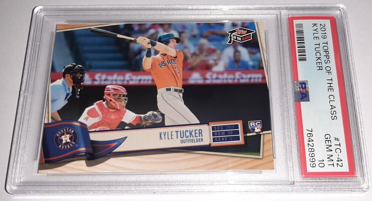 2019 Topps of the Class Kyle Tucker Rookie Card RC #TC-42 Graded PSA 10 Pop 4