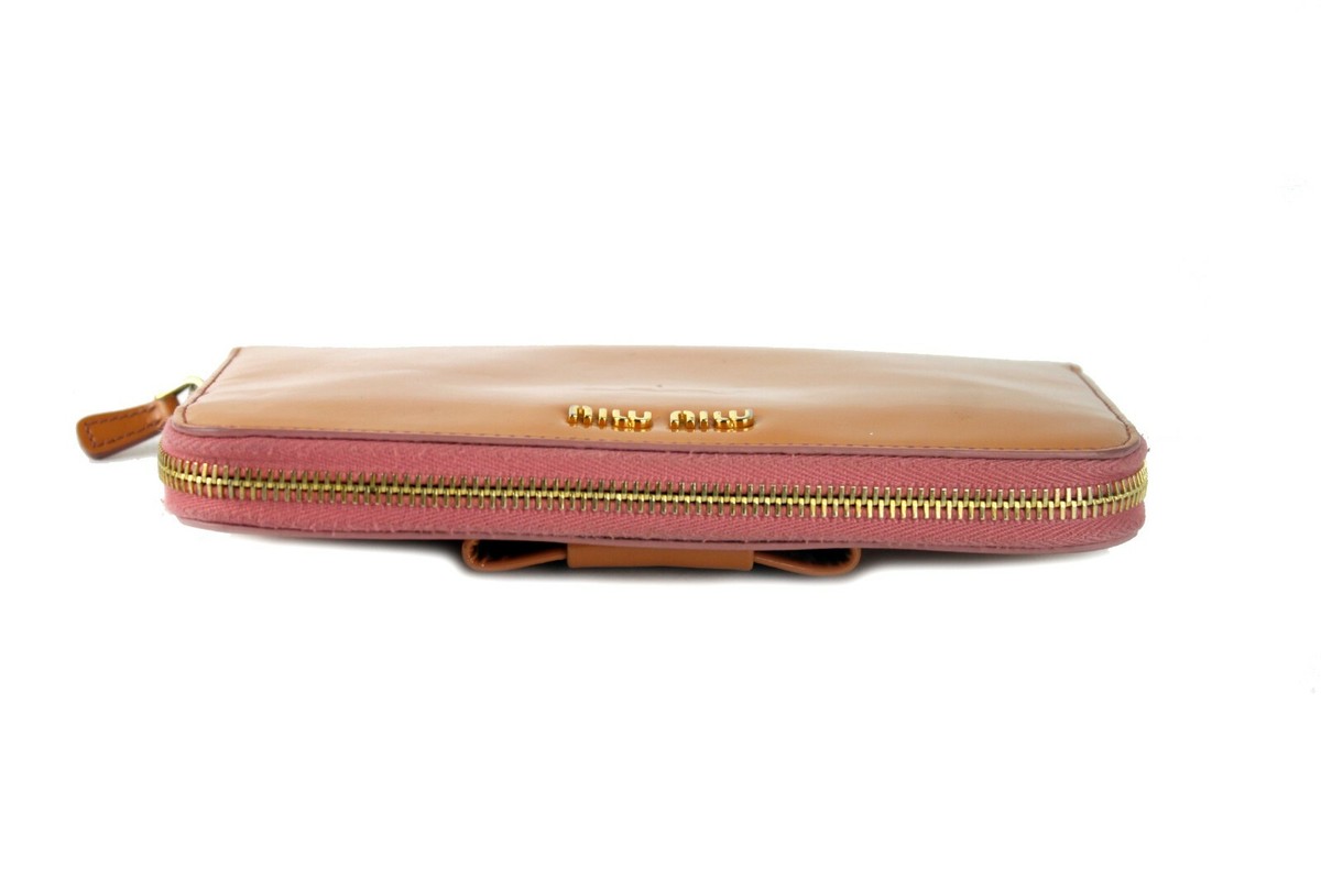 小物 1999FW MIUMIU archive leather wallet Leather wallet Miu Miu Green in Leather - 44060896