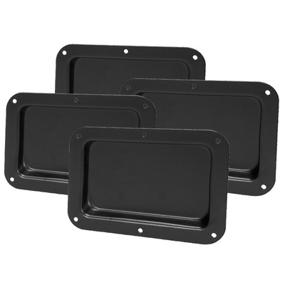 4 Pack Penn Elcom D2101K Blank Plain Dish Custom Applications Thick Steel 5''x7''