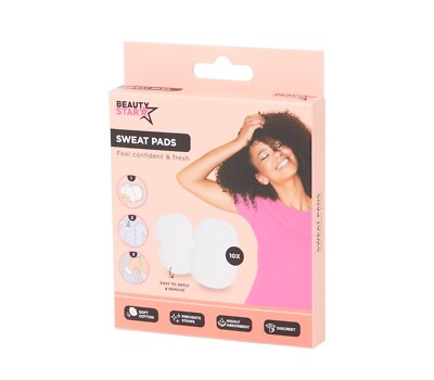 Achsel schweiß Pads 10 Stück Anti Schweißflecken Pflaster Kleiderschutz NEU&OVP