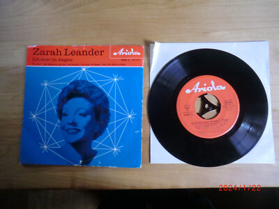 Zarah Leander - Ich steh' im Regen/ Yes, Sir!  7'' Vinyl EP