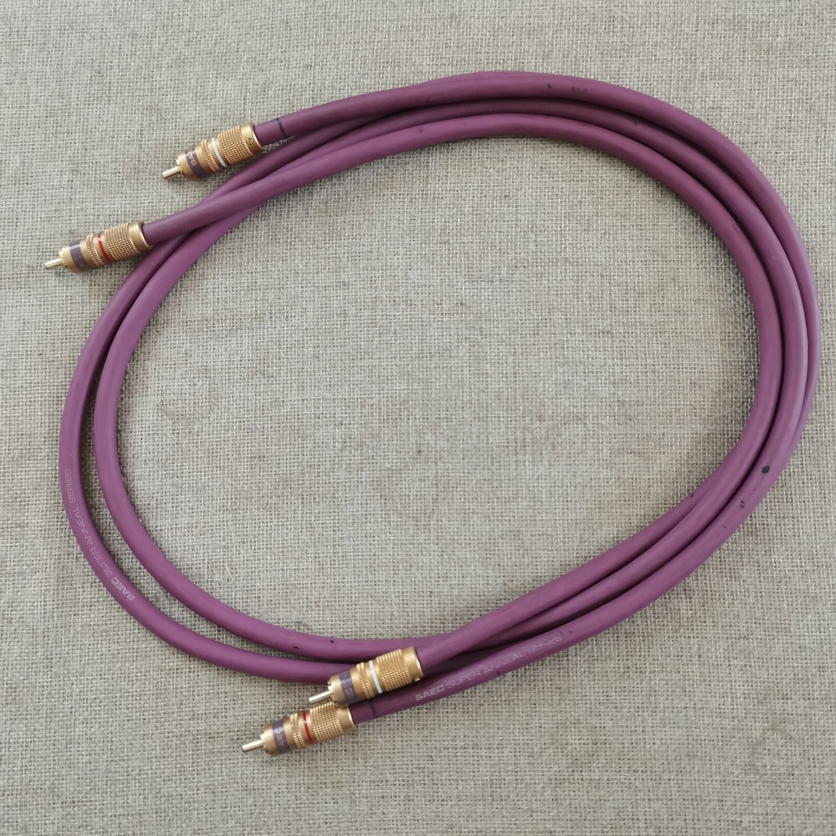 SAEC SUPER ANNEAL SERIES RCAケーブル ペア 約1.2m サエク(RCA 即決
