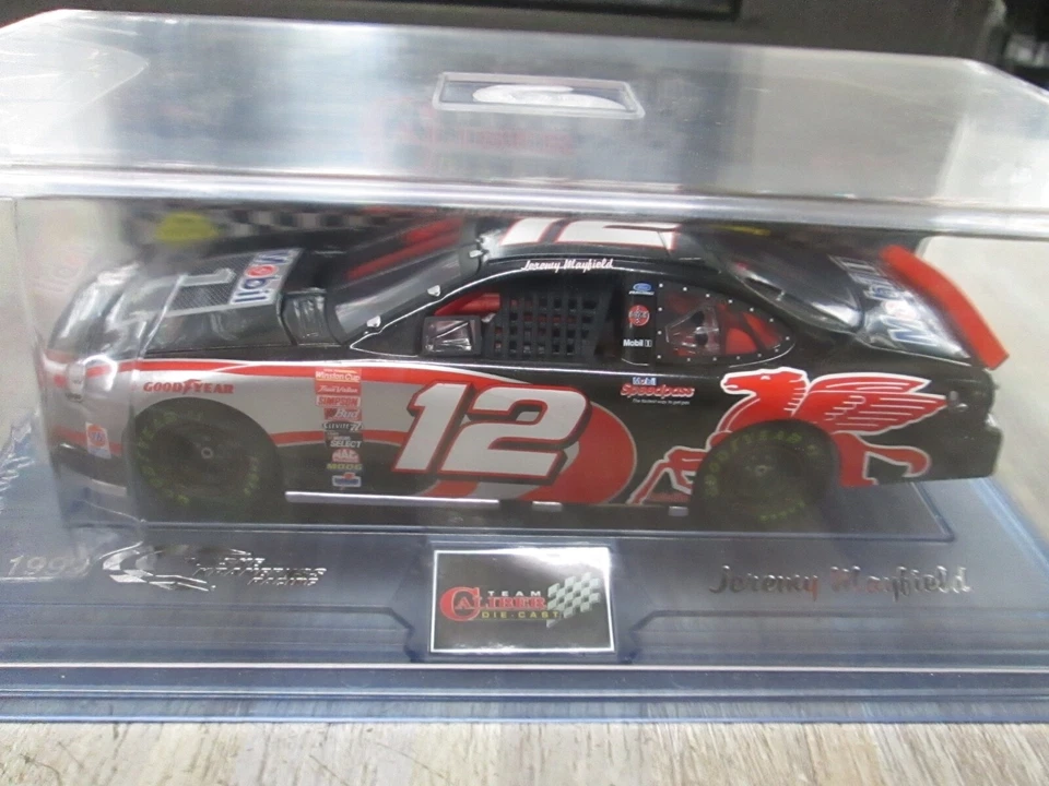 JEREMY MAYFIELD #12 MOBIL 1 25 ANIVERSARIO 1999 FORD TAURUS NUEVO Foto 4 de 4
